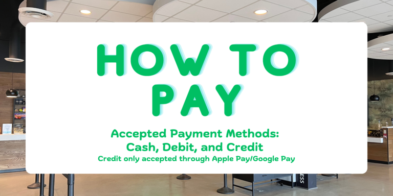 How to pay banner